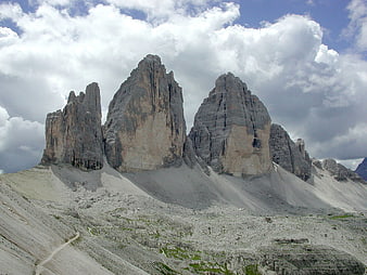 Drei Zinnen Peaks in the Dolomites, Italy