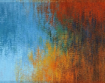 Abstract Blue and Orange Textured Background