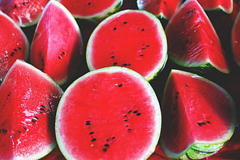 Fresh Sliced Red Watermelon Close-Up