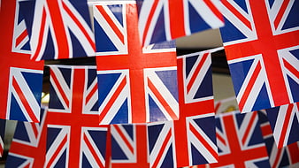 British Union Jack Bunting Flags Hanging Decoration