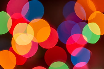 Abstract Colorful Bokeh Lights Background