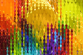 Colorful Wavy Glass Texture Abstract Background