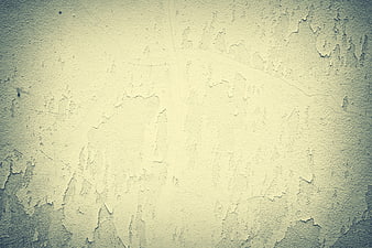 Aged Yellow Concrete Wall Texture With Cracks And Vignette
