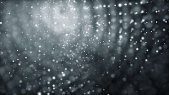 Abstract Blue Bokeh Background with Glowing Light Particles