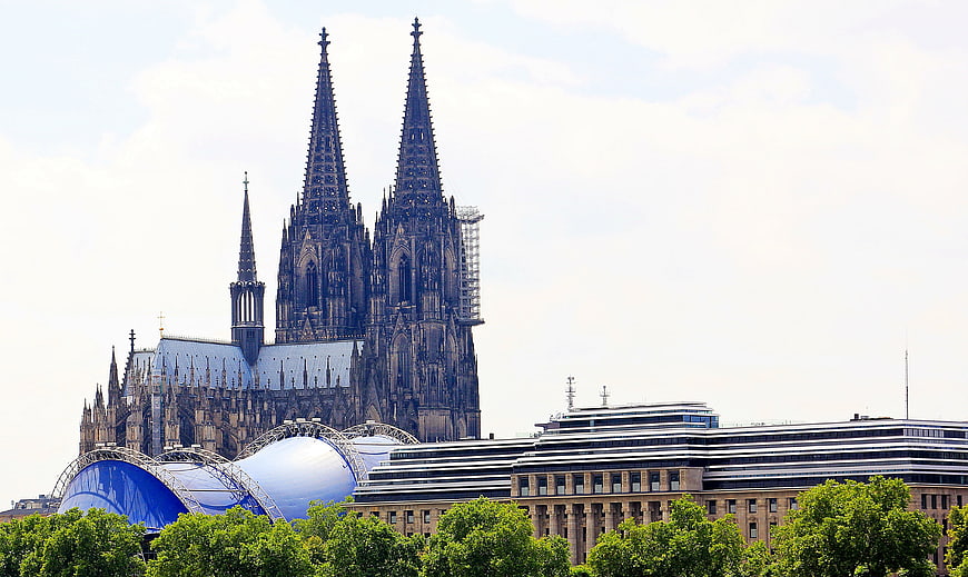 Cologne Cathedral and Musical Dome Architecture in Germany