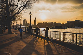 London Sunset on the River Thames with Big Ben