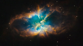 Vibrant Planetary Nebula in Deep Space