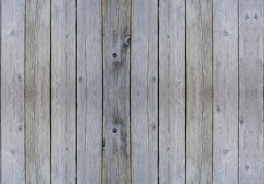 Weathered gray wooden plank texture background