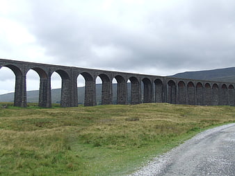 Glenfinnan Viaduct Scotland Landscape with Arched Stone Bridge