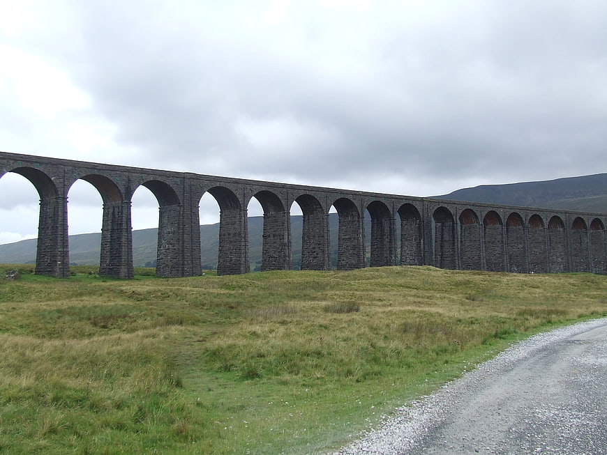 Glenfinnan Viaduct Scotland Landscape with Arched Stone Bridge