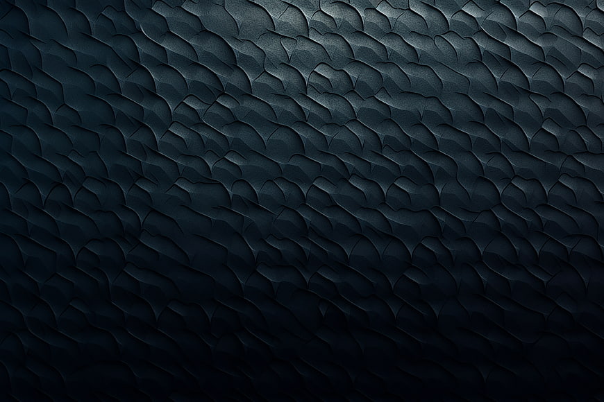 Dark Blue Geometric Scale Texture Abstract Background