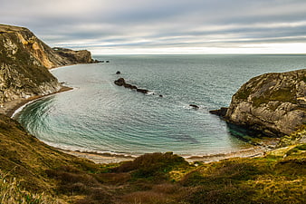 Man o' War Cove Dorset England Coastal Landscape
