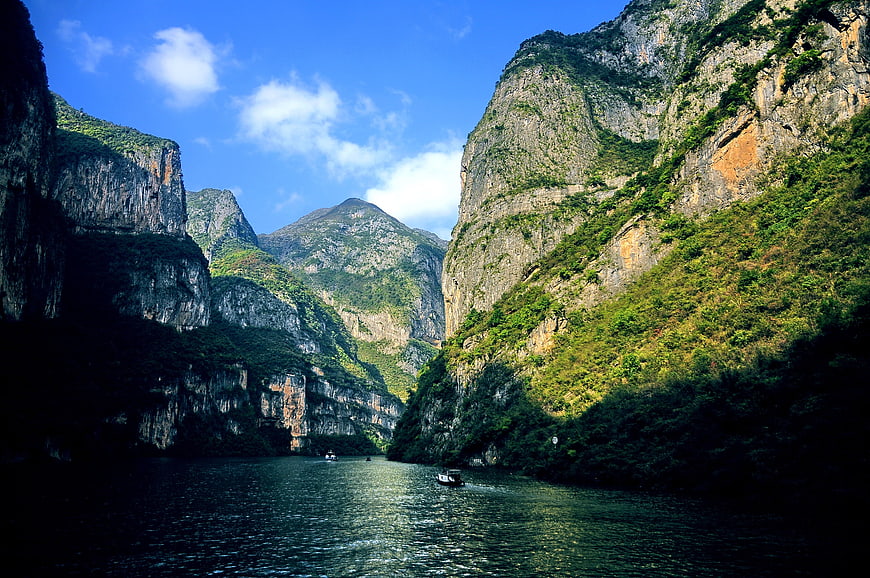 Little Three Gorges Yangtze River Landscape China