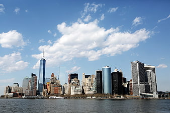 New York City Skyline with One World Trade Center