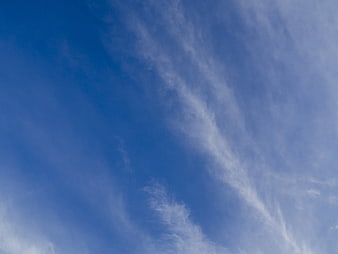 Blue Sky with Wispy Cirrus Clouds