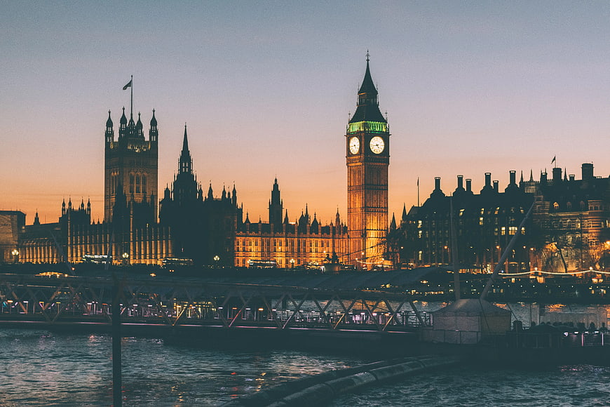 Big Ben and Houses of Parliament at Sunset