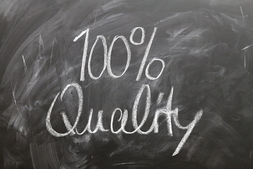 100% Quality Handwritten Chalk Text On Dark Blackboard Background