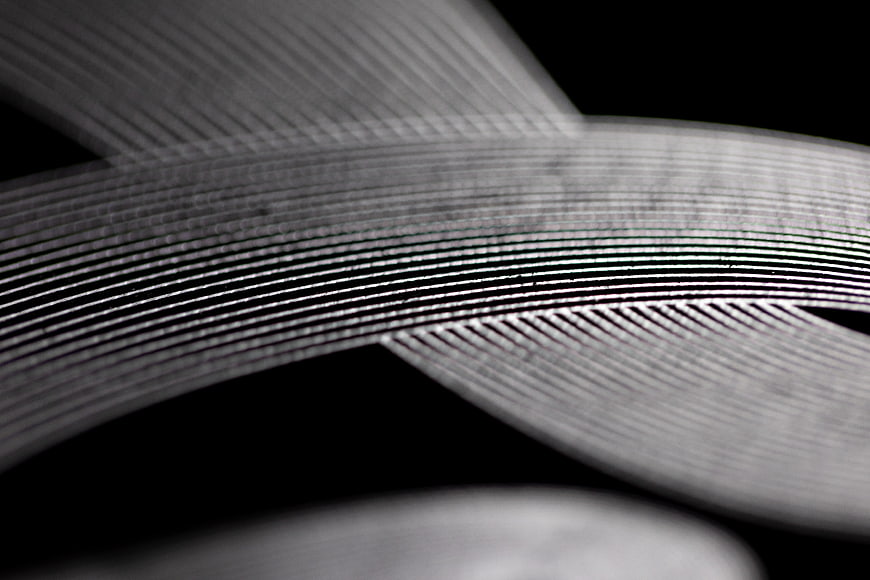 Abstract Monochrome Wavy Lines Background
