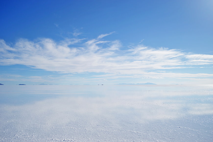 Salar de Uyuni Salt Flats Reflection Landscape