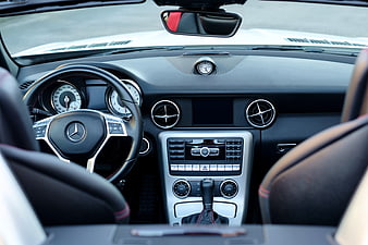 Mercedes-Benz SLK Interior Dashboard And Steering Wheel