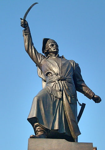 Bronze Statue of Jan Kiliński in Warsaw