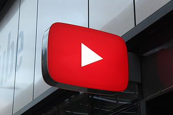 YouTube Logo Signage On Modern Office Building Exterior