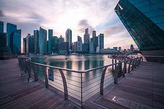 Modern Marina Bay Sands Skyline at Dusk