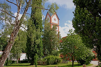 Basilica of Scheyern Church Tower in Bavaria