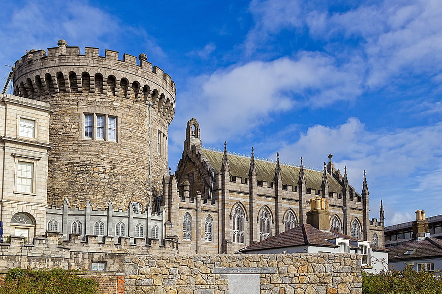 Dublin Castle Round Tower and Chapel Royal Architecture