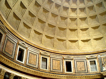Pantheon Dome Interior Architecture Rome