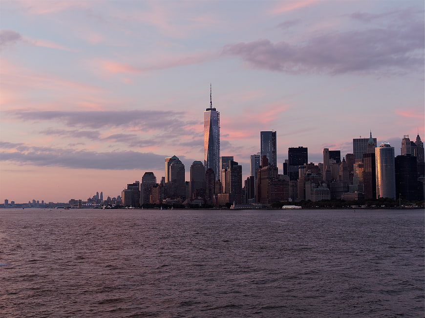 New York City Skyline at Sunset from the Water