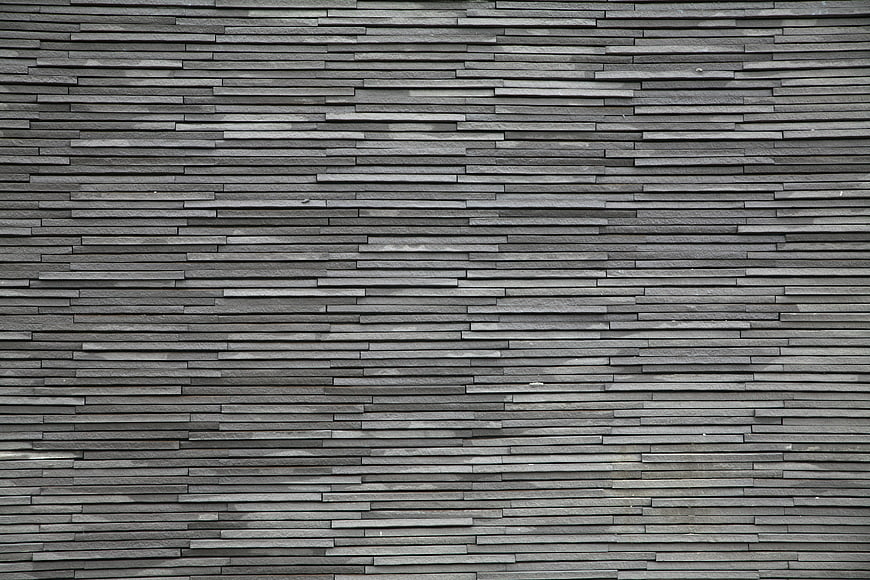 Gray Slate Stone Wall Texture Background