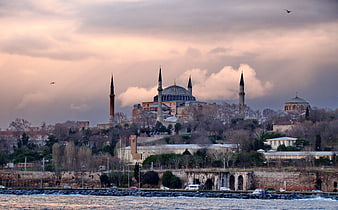 Istanbul Bosphorus View With Blue Mosque And Minarets