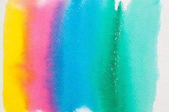 Abstract Watercolor Rainbow Gradient Background
