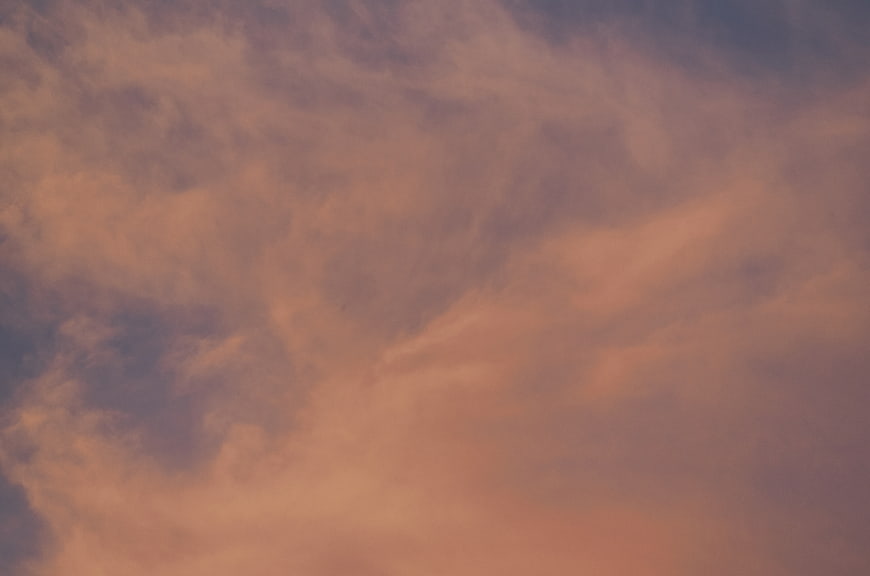 Soft Pink and Purple Clouds in a Dreamy Sky