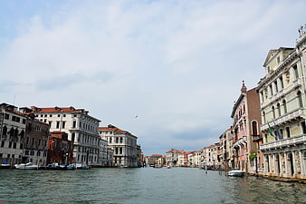 Venice Grand Canal Architecture and Waterway View