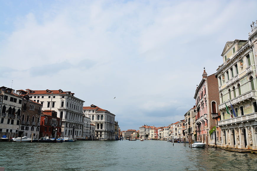 Venice Grand Canal Architecture and Waterway View