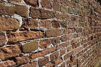 Old Red Brick Wall Texture Background