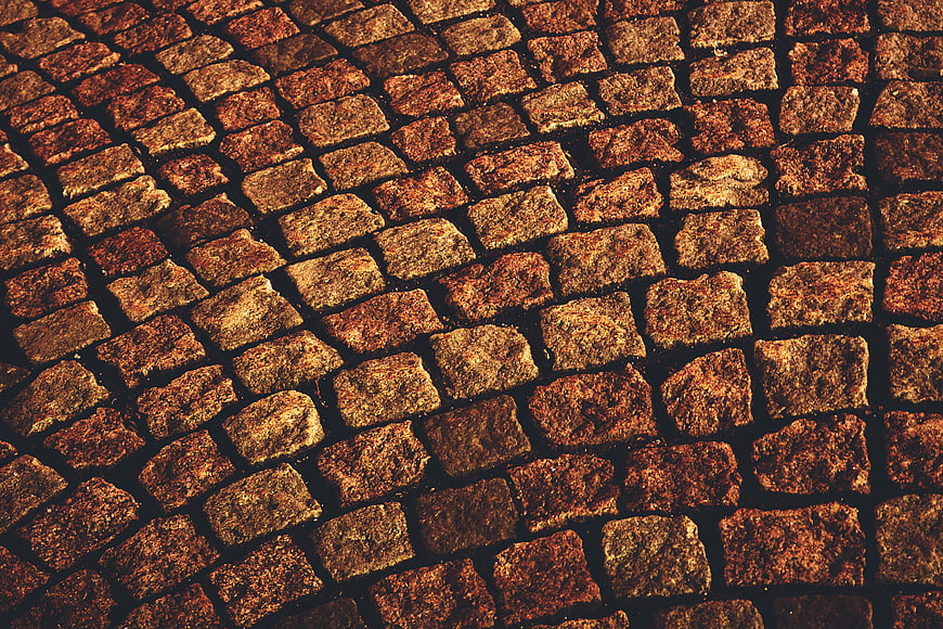 Rustic Cobblestone Texture Pattern