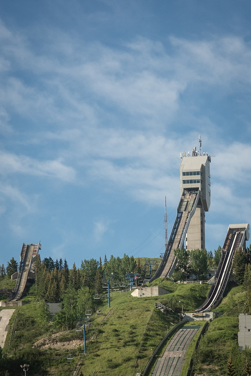 Olympic Ski Jump Hills in Calgary Summer