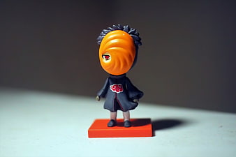 Naruto Anime Character Figurine On Orange Base