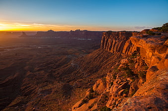 Dramatic Canyonlands National Park Sunset Landscape in Utah