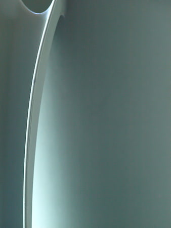 Abstract curved white surface with soft lighting