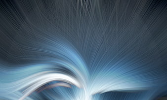 Abstract Blue Light Streaks and Motion Blur Background