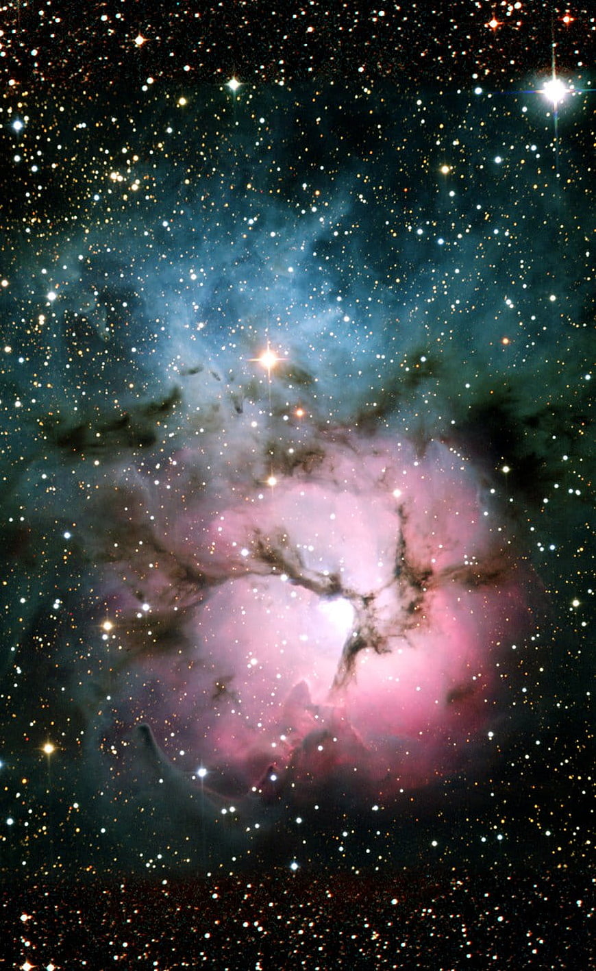 Trifid Nebula Deep Space Astrophotography