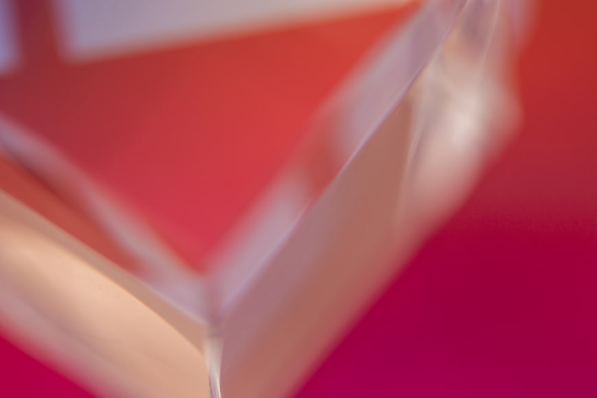 Abstract Blurred Red and Pink Background