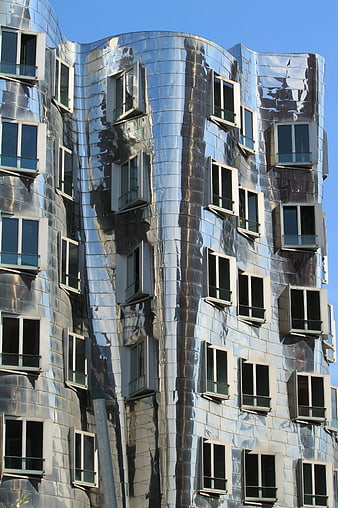 Silver High Rise Building