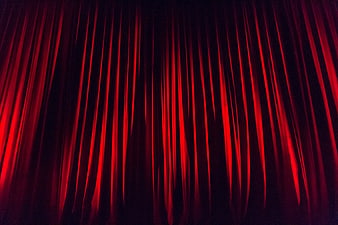 Red Stage Curtain Backdrop