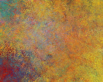 Abstract Textured Background With Warm Orange And Yellow Mottled Patterns