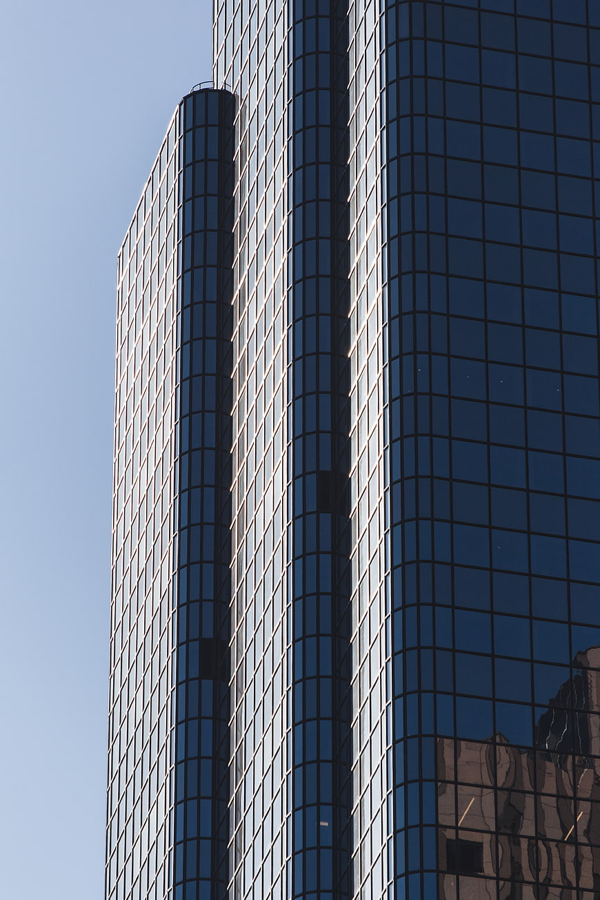 Modern Glass Skyscraper Architecture Detail